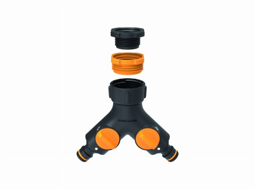 1027061 FISKARS Przyłącze kranowe podwójne, multi www.dom-ogrod-hobby.pl 1.jpg