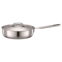 FISKARS Patelnia szefa kuchni z pokrywką 26cm All Steel 1064746 matowy