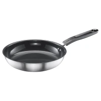 FISKARS FF Patelnia tradycyjna z powwłoką ceramiczną 24 cm stal nierdzewna