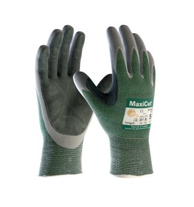 ATG MaxiCut Oil 8_M rękawice robocze antyprzecięciowe nakładka skórzana