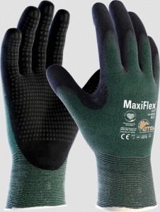 ATG MaxiFlex Cut 10_XL rękawice robocze antyprzecięciowe nakrapiane cienkie