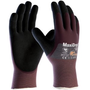 ATG MaxiDry 6_XS rękawice oleje ciecze substancje chemiczne 3/4 powlekanie
