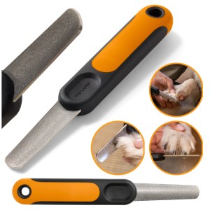 FISKARS Pilnik do pazurów dla psów i kotów profilowany bezpieczny 18,3 cm