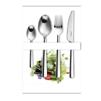 FISKARS FF Zestaw sztućców 16 szt komplet 4 osób stal nierdzewna błyszczące nóż