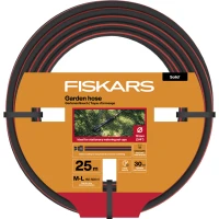 FISKARS Wąż ogrodowy 19 mm 3/4" 25 m Solid do podlewania trawnika trawy