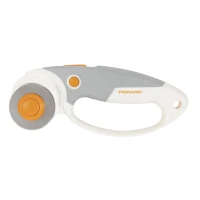 FISKARS Nóż krążkowy krawiecki prosty 45mm do cięcia filcu winylu tytanowe ostrze