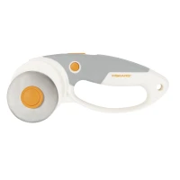 FISKARS Nóż krążkowy krawiecki prosty 60mm do cięcia płótna skóry tytanowe ostrze
