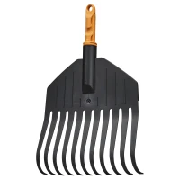FISKARS Głowica grabie do liści trawy ogrodowe z tworzywa 22 cm OneClick